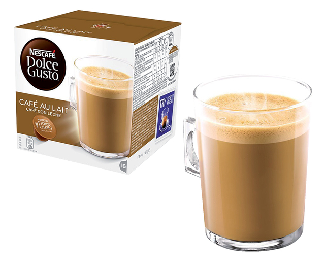 Koffiecups Dolce Gusto cafe au lait 16 stuks — Foto 2 van 2