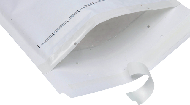 Cd envelop Quantore luchtkussen 175x200mm wit 100 stuks — Foto 2 van 2