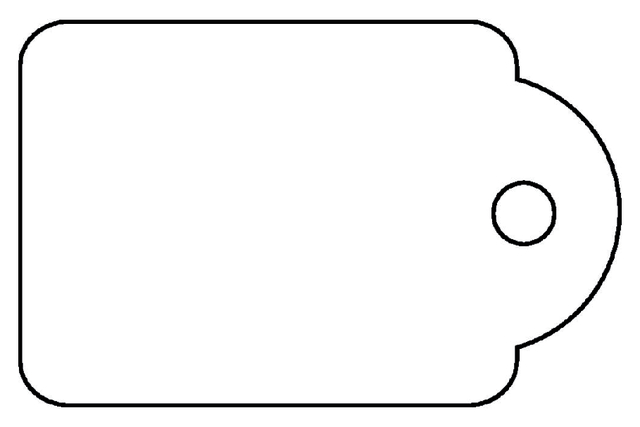 Label Apli karton nr 388 15x24mm wit 1000 stuks afbeelding