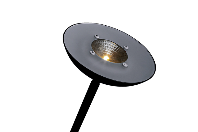 Vloerlamp Hansa led First zwart staal afbeelding
