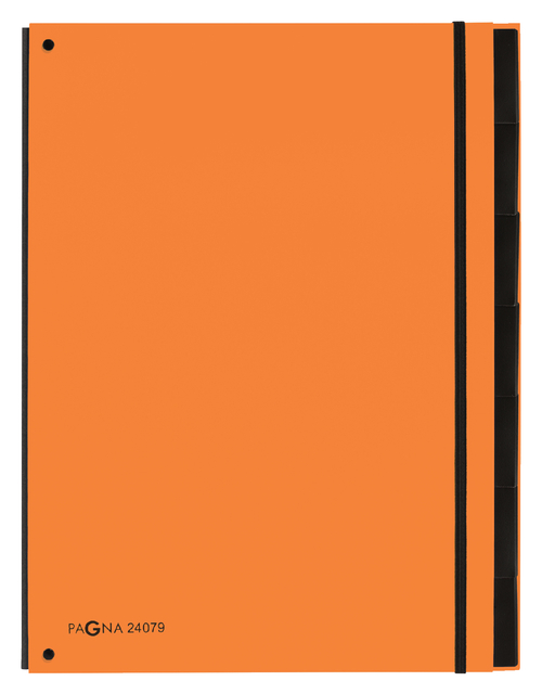 Sorteermap Pagna Trend A4 7 tabs oranje afbeelding