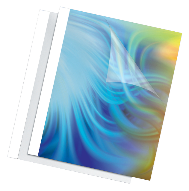 Thermische omslag Fellowes A4 4mm wit 100 stuks afbeelding