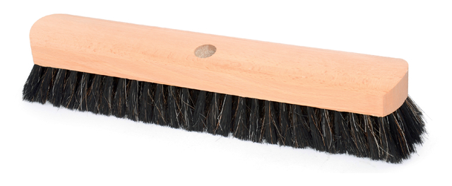 Zaalbezem Cleaninq hout 40cm zwart gat Ø23.5mm afbeelding