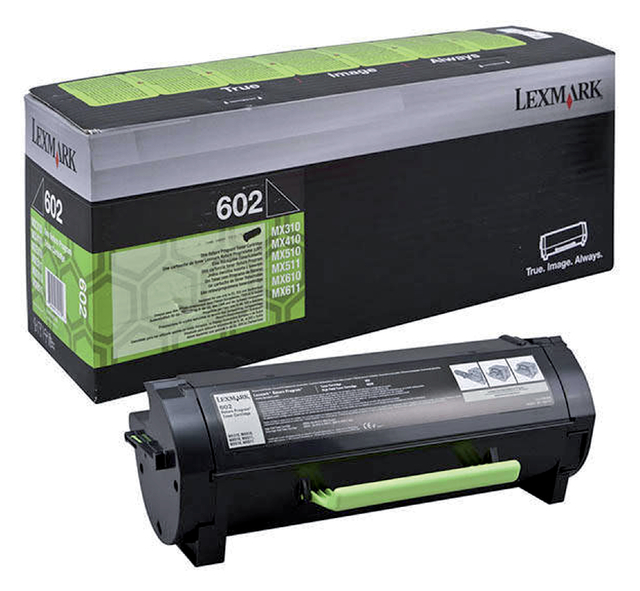 Tonercartridge Lexmark 60F2000 zwart afbeelding