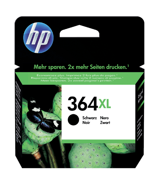 Inktcartridge HP CN684EE 364XL zwart afbeelding