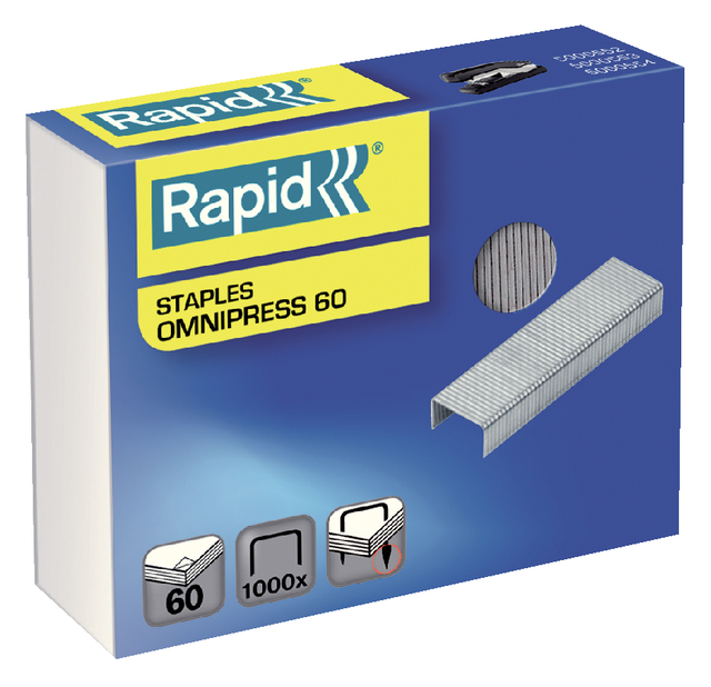 Nieten Rapid Omnipress 60 1000 stuks afbeelding