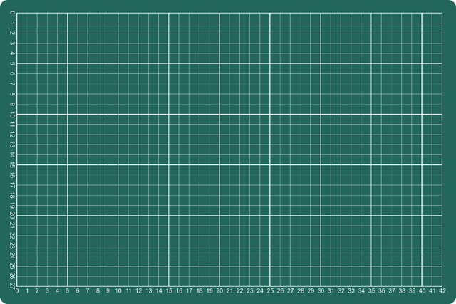 Snijmat A3 450X300mm groen afbeelding