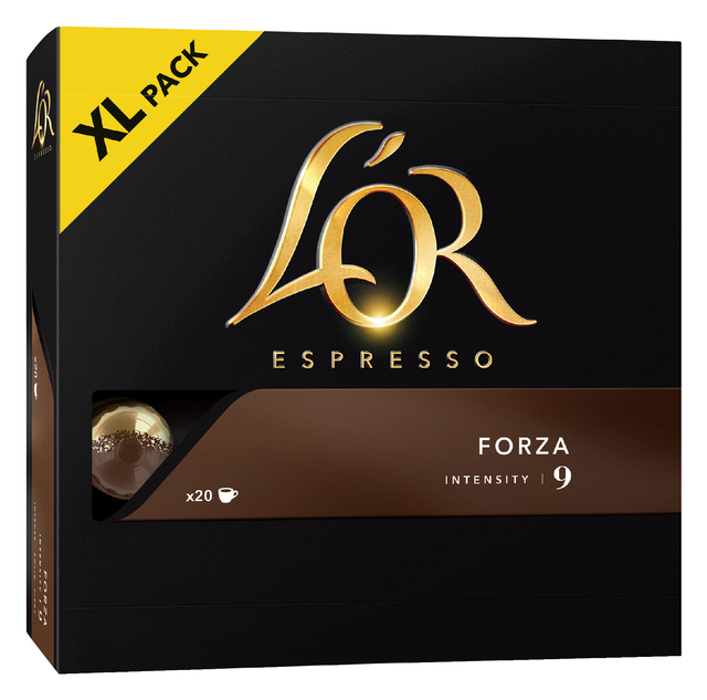 Koffiecups L&apos;Or espresso Forza 20 stuks afbeelding