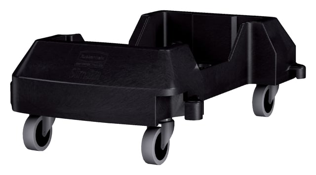 Onderstel Rubbermaid Slim Jim zwart afbeelding