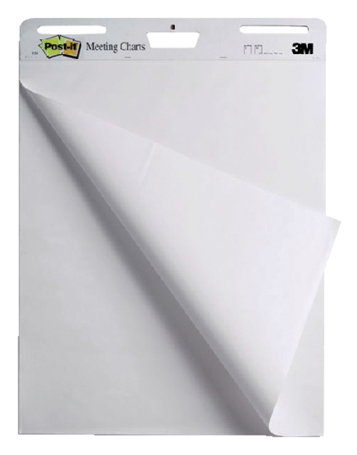 Meeting chart Post-it 559 Super Sticky 63,5x76,2cm wit afbeelding