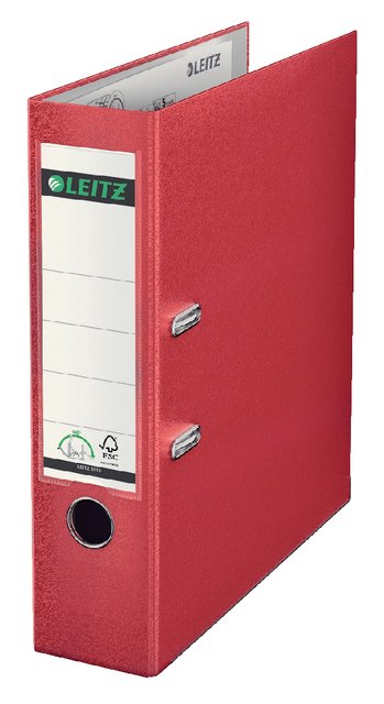 Ordner Leitz 1010 180° 80mm PP A4 rood afbeelding