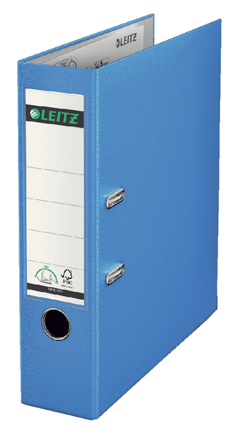 Ordner Leitz 1010 180° 80mm PP A4 lichtblauw afbeelding
