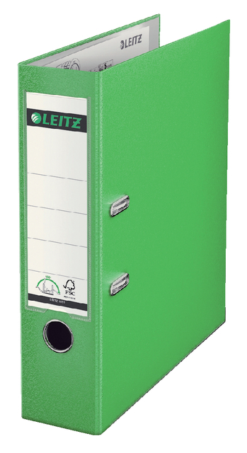 Ordner Leitz 1010 180° 80mm PP A4 lichtgroen afbeelding