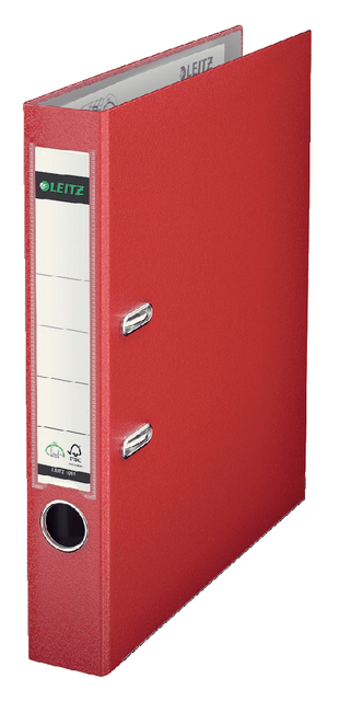 Ordner Leitz 1015 180° 52mm PP A4 rood afbeelding