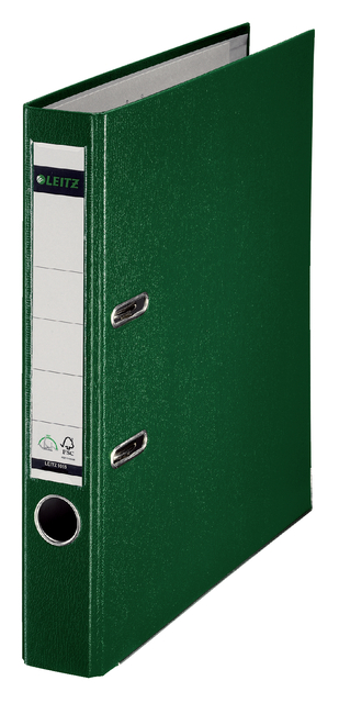 Ordner Leitz 1015 180° 50mm PP A4 groen afbeelding