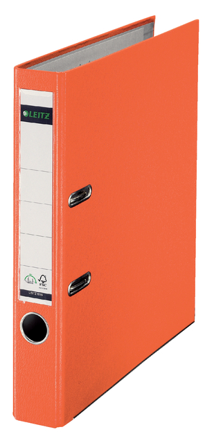 Ordner Leitz 1015 180° 52mm PP A4 oranje afbeelding