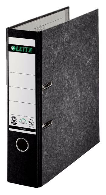 Ordner Leitz 1080 180° 80mm karton A4 zwart afbeelding