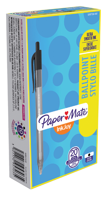 Balpen Paper Mate Inkjoy 100RT medium zwart — Foto 2 van 2