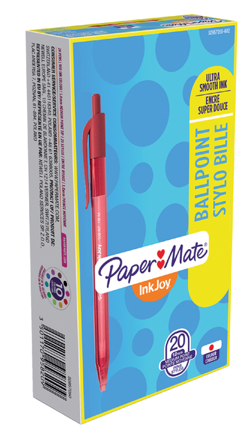 Balpen Paper Mate Inkjoy 100RT medium rood — Foto 2 van 2
