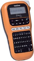 Labelprinter Brother P-touch TZe PT-E110VP draagbaar qwerty 12mm oranje-2