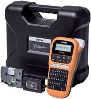 Labelprinter Brother P-touch TZe PT-E110VP draagbaar qwerty 12mm oranje-2