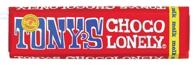 Chocolade Tony&apos;s Chocolonely melk reep 50gr afbeelding