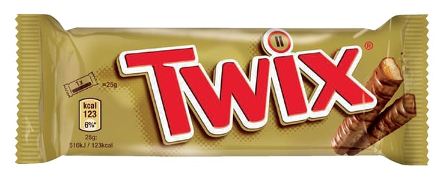 Snoep Twix reep 25x50 gram afbeelding