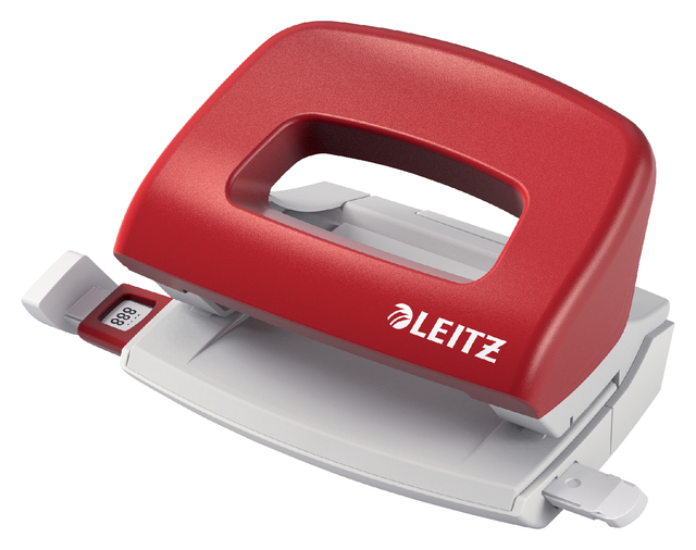 Perforator Leitz NeXXt mobiele 10 vel rood afbeelding