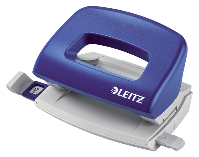 Perforator Leitz NeXXt mobiele 10 vel blauw afbeelding