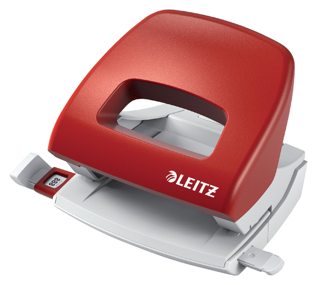 Perforator Leitz NeXXt bureau 16 vel rood afbeelding