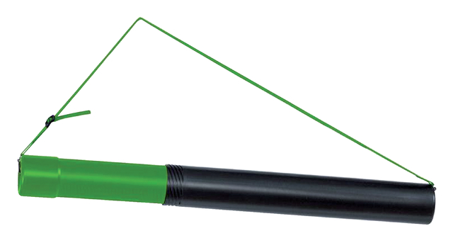 Tekeningkoker Linex zoom 70 tot 124cm doorsnee 7.5cm zwart afbeelding