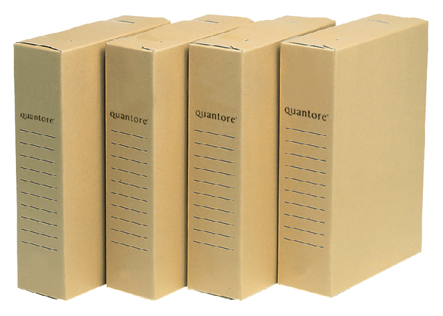 Archiefdoos Quantore folio 230x80x350mm afbeelding