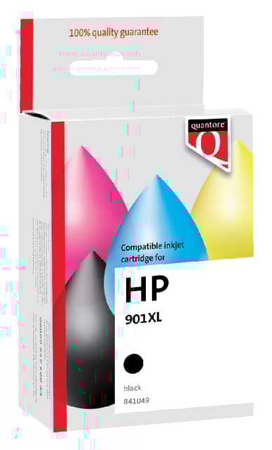 Inktcartridge Quantore alternatief tbv HP CC654A 901XL zwart afbeelding