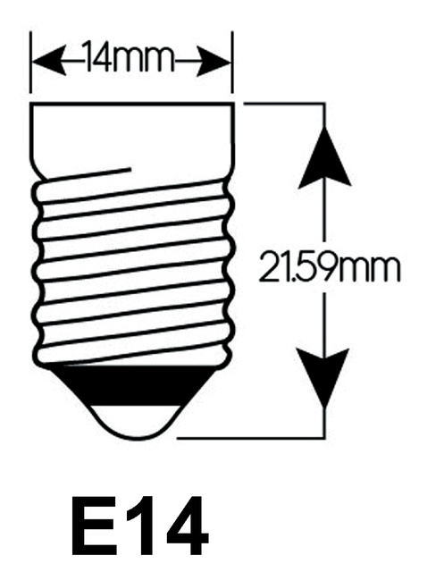 Ledlamp Integral E14 2700K warm wit 2W 250lumen — Foto 2 van 2