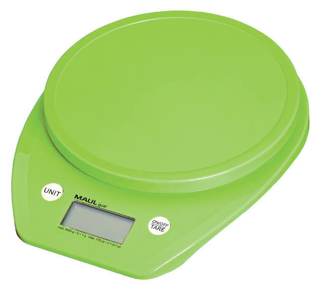 Briefweger MAUL Goal tot 5000 gram inclusief batterij groen afbeelding