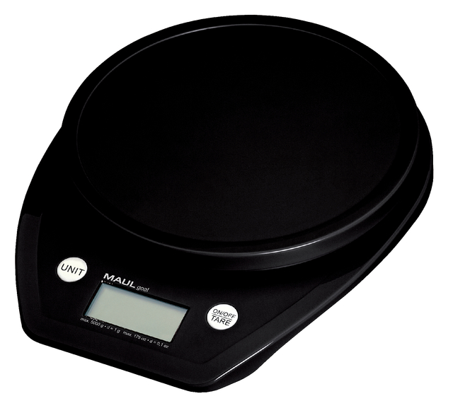 Briefweger MAUL Goal tot 5000 gram inclusief batterij zwart afbeelding
