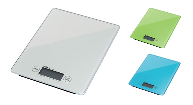 Briefweger MAUL Gloss tot 5000 gram glazen plateau inclusief batterij wit — Foto 2 van 2