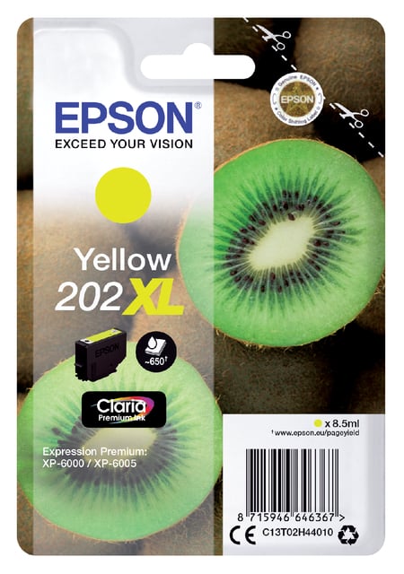 Inktcartridge Epson 202XL T02H44 geel afbeelding