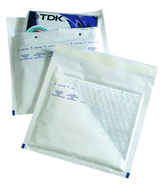 Cd envelop Quantore luchtkussen 175x200mm wit 100 stuks afbeelding