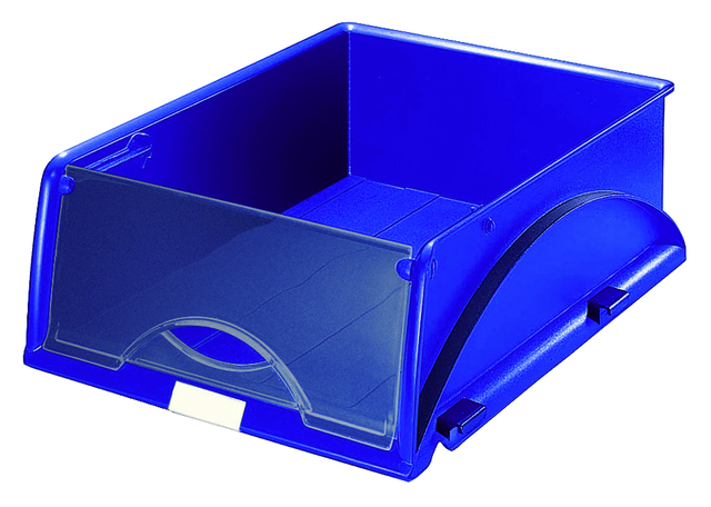 Sorteerbak Leitz 5231 Sorty met klep blauw afbeelding