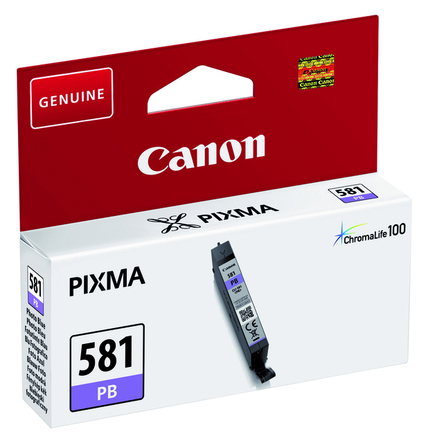 Inktcartridge Canon CLI-581 foto blauw afbeelding