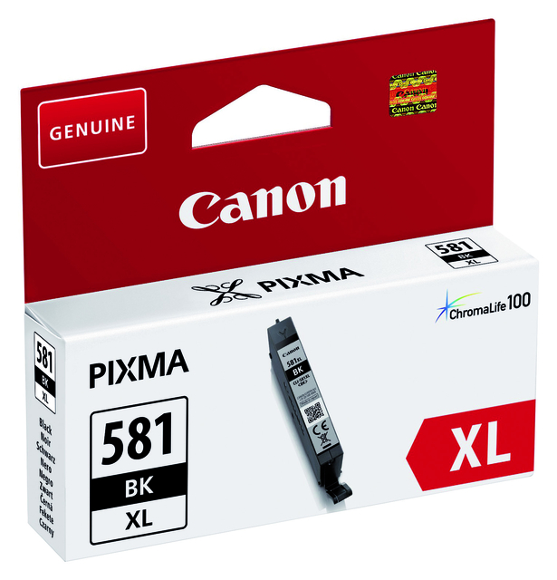Inktcartridge Canon CLI-581XL zwart afbeelding