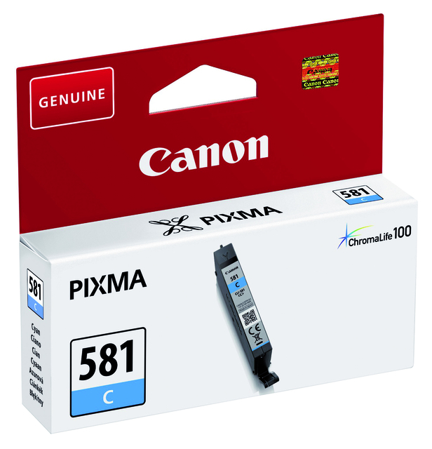 Inktcartridge Canon CLI-581 blauw afbeelding