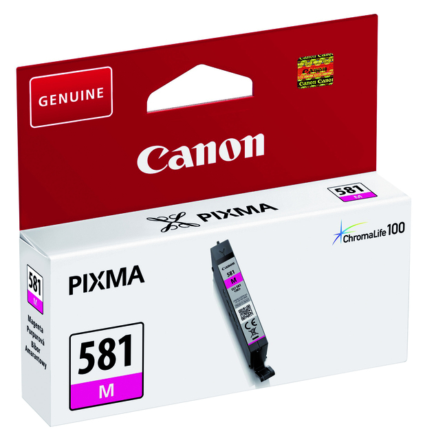 Inktcartridge Canon CLI-581 rood afbeelding