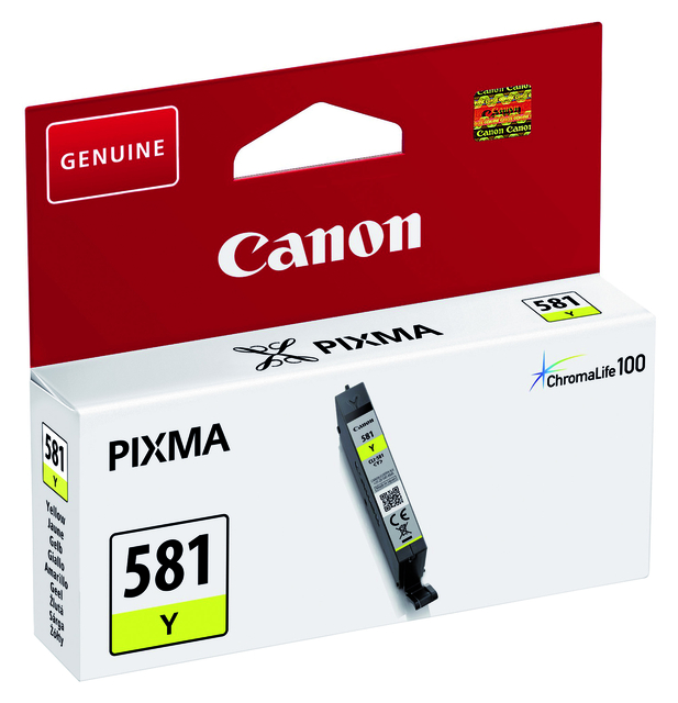 Inktcartridge Canon CLI-581 geel afbeelding