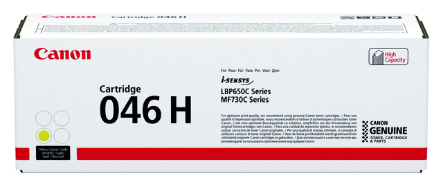 Tonercartridge Canon 046H geel afbeelding