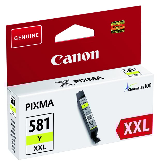 Inktcartridge Canon CLI-581XXL geel afbeelding