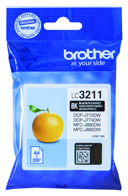 Inktcartridge Brother LC-3211BK zwart afbeelding