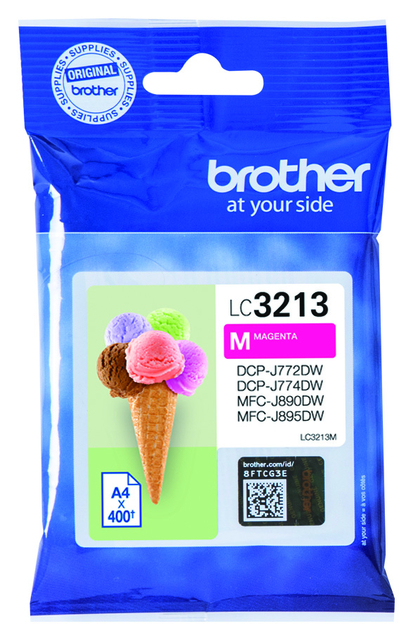 Inktcartridge Brother LC-3213Mrood afbeelding