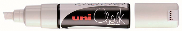 Krijtstift Uni-ball chalk schuin 8.0mm wit afbeelding